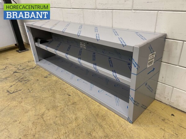 Armoire murale en acier inoxydable Modèle ouvert 180 cm Restauration – Image 2