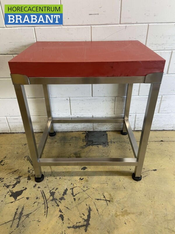 Acier inoxydable Bloc à hacher en polyéthylène PE Premium-line 80 x 60 cm Restauration Boucherie
