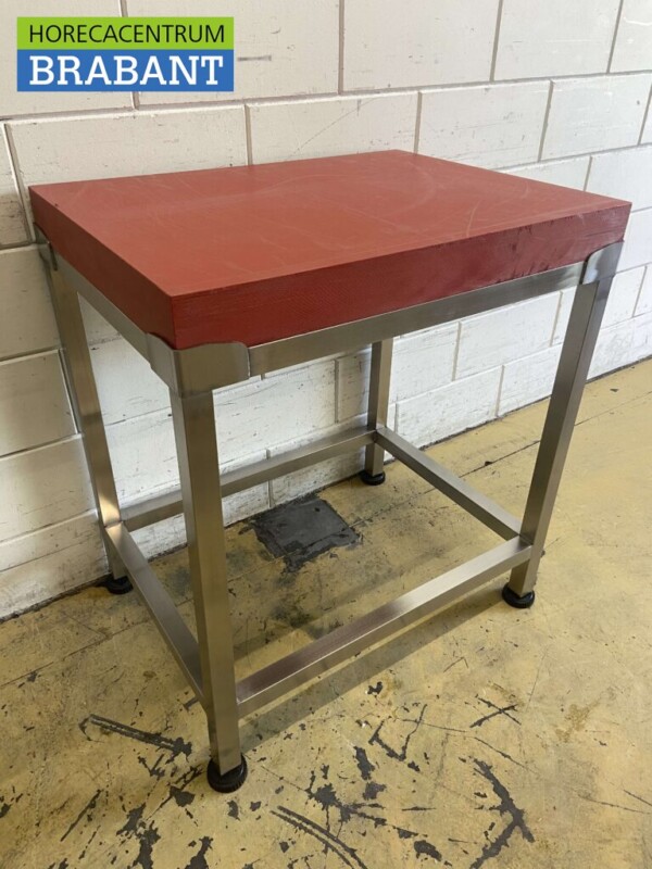 Acier inoxydable Bloc à hacher en polyéthylène PE Premium-line 80 x 60 cm Restauration Boucherie – Image 4