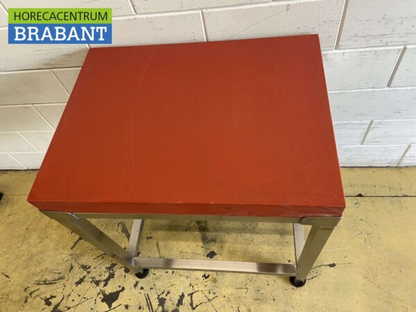 Acier inoxydable Bloc à hacher en polyéthylène PE Premium-line 80 x 60 cm Restauration Boucherie – Image 5