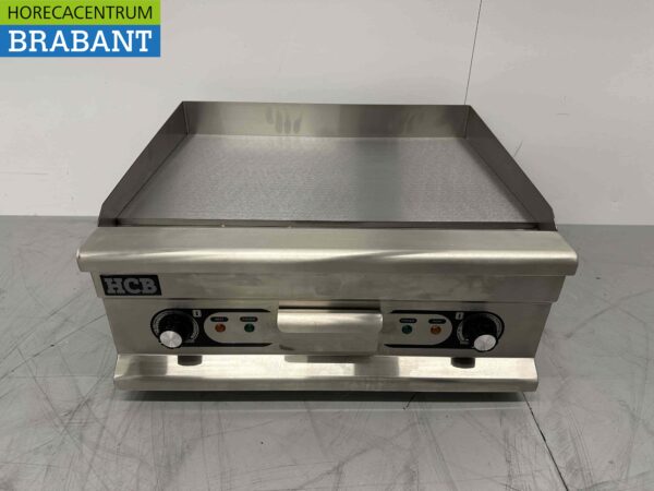 Acier inoxydable Plaque de gril Plaque de gril lisse 60 cm 400V Horeca