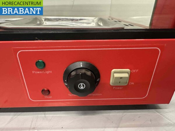 Vitrine chaude en acier inoxydable 96 cm 230V Horeca – Image 5