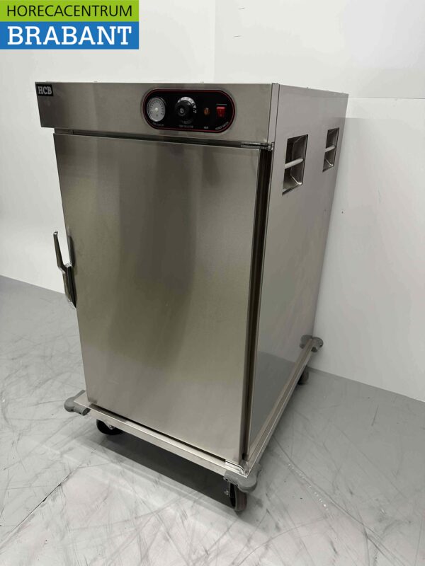 Acier inoxydable HCB Chariot de banquet Armoire chaude 1 porte 5 x 2/1 GN 230V Horeca – Image 2