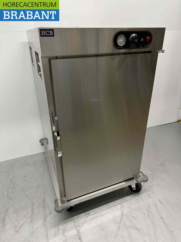 Acier inoxydable HCB Chariot de banquet Armoire chaude 1 porte 5 x 2/1 GN 230V Horeca – Image 3
