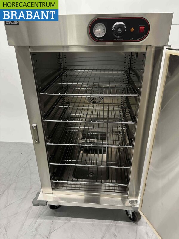 Acier inoxydable HCB Chariot de banquet Armoire chaude 1 porte 5 x 2/1 GN 230V Horeca – Image 4