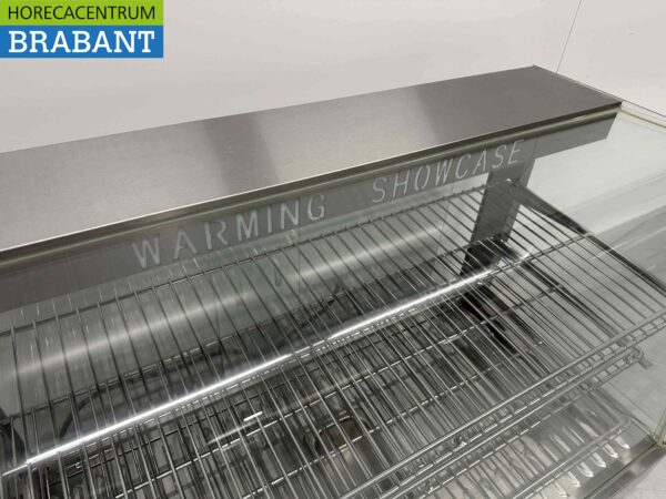 Vitrine chauffante en acier inoxydable Vitrine chauffante 90 cm 230V Horeca – Image 4