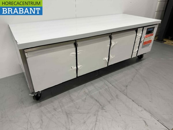 Acier inoxydable Polar Réfrigération Comptoir 3 portes 179,5 cm 230V Horeca – Image 3