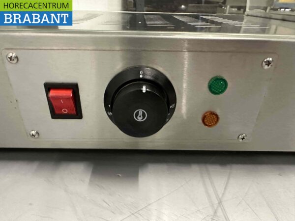 Vitrine chauffante en acier inoxydable Vitrine chauffante 35 cm 230V Horeca – Image 5