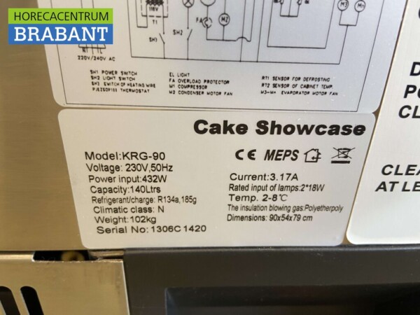 Maxxfrost Vitrine réfrigérée 140 litres 90 cm 230V Horeca – Image 7