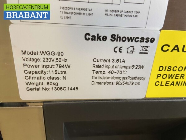 Maxxfrost vitrine chauffante 140 litres 90 cm 230V Horeca – Image 6
