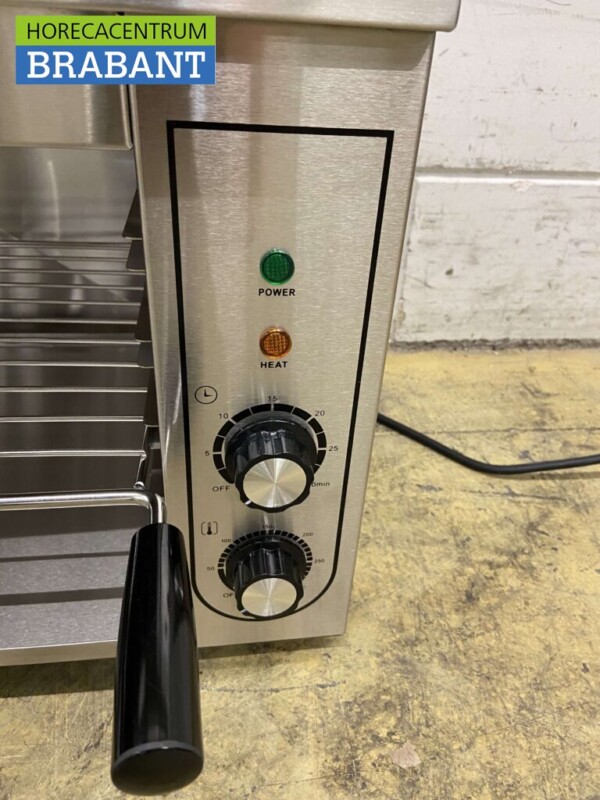 Gril salamandre en acier inoxydable 58 cm 3 kW 230V Horeca – Image 4