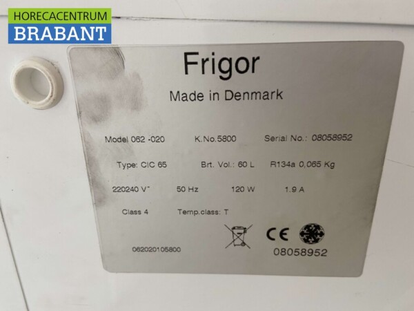 Frigor Réfrigérateur à porte vitrée 60 litres 230V Horeca – Image 5