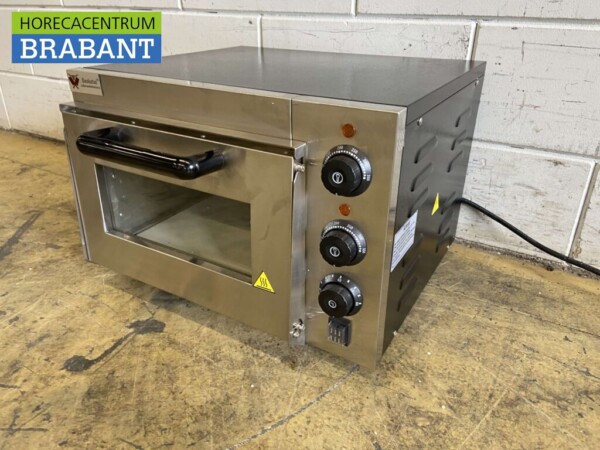 Four à pizza en acier inoxydable 35.5 cm pierre 230V Horeca – Image 2