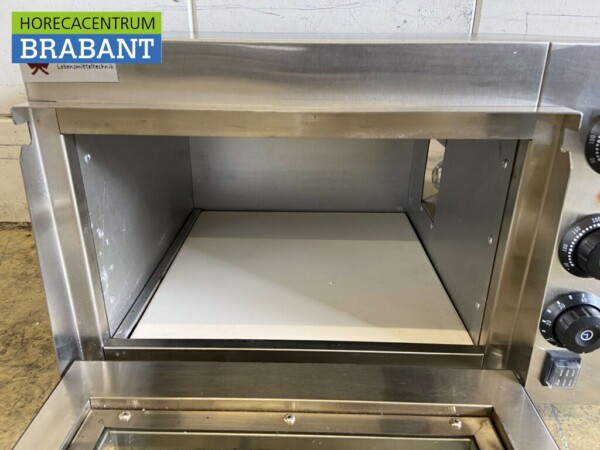 Four à pizza en acier inoxydable 35.5 cm pierre 230V Horeca – Image 4