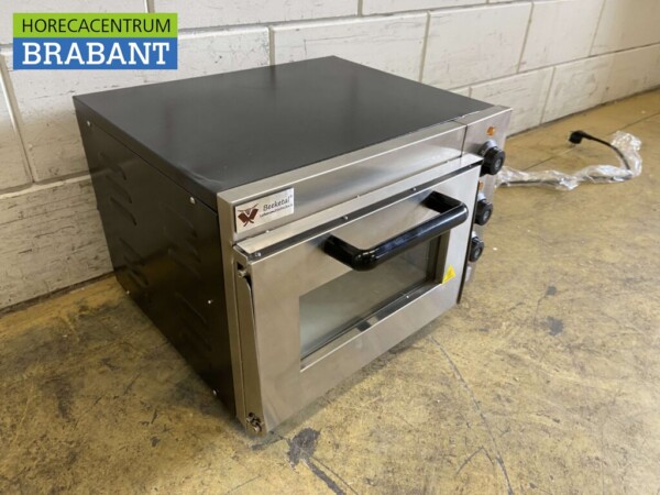 Four à pizza en acier inoxydable 35.5 cm pierre 230V Horeca – Image 7
