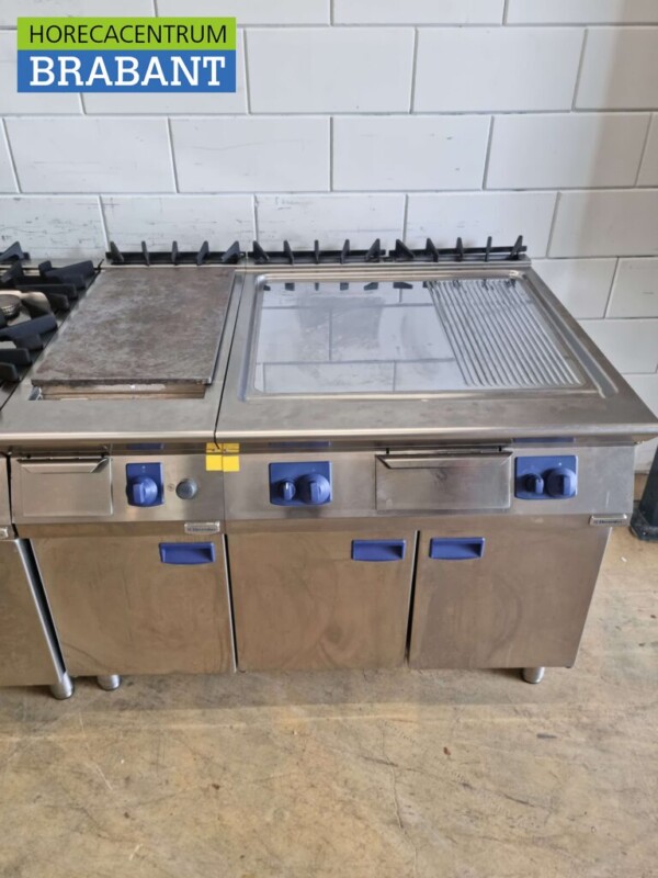 Acier inoxydable Electrolux Baking line cooker Plaque de cuisson et miroir 200 cm GAS Catering – Image 4