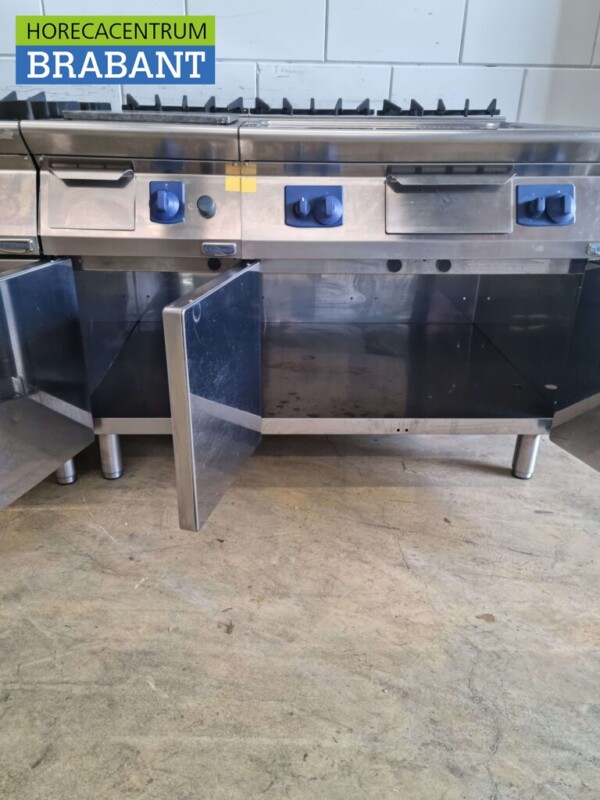 Acier inoxydable Electrolux Baking line cooker Plaque de cuisson et miroir 200 cm GAS Catering – Image 3