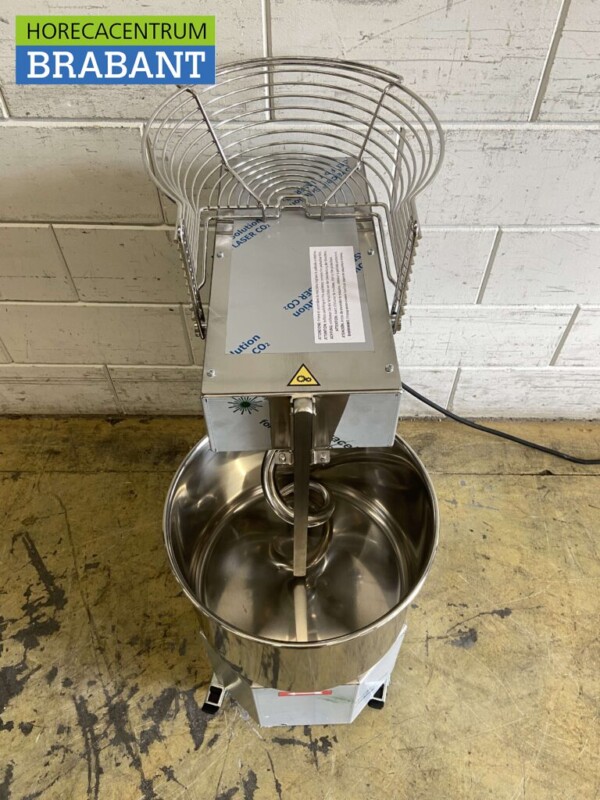 Cuppone Silea 20KR en acier inoxydable Mélangeur à spirale Mélangeur de pâte 20 kg 400V Horeca – Image 5