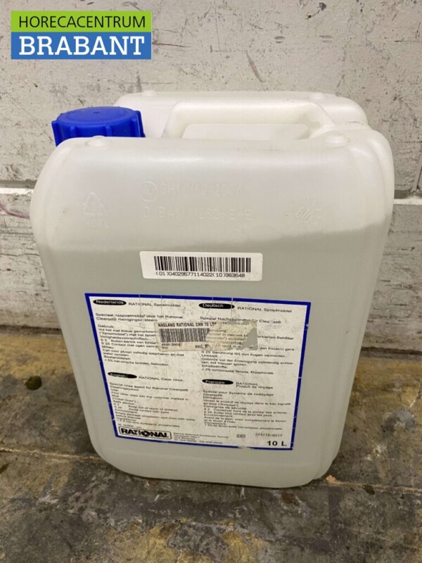 Jerry Can Can Rational Cleanjet Cleaner Rinse Agent Blue 10 litres Horeca