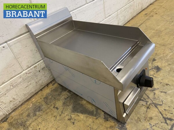 Planche à griller Gastro-Inox en acier inoxydable Plaque à griller Plancha lisse 30 cm 230V Horeca – Image 4