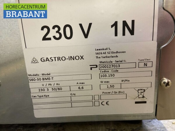 Bain Marie inox Gastro-Inox 600 ligne 1/2 et 1/4 GN 230V Horeca – Image 5