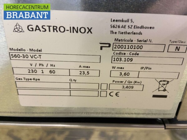 Acier inoxydable Gastro-Inox 2 brûleurs Cuisinière électrique vitrocéramique 230V Horeca – Image 6