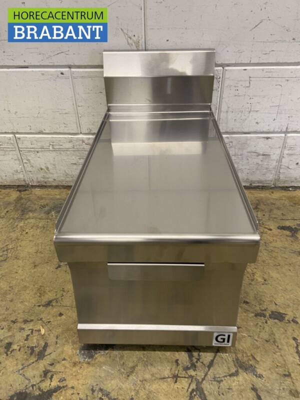 Meuble de travail Gastro-Inox en acier inoxydable Meuble neutre avec tiroir 30 cm Restauration