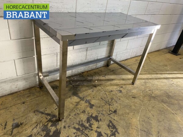 Table de travail en acier inoxydable Premium-line 120 x 60 x 85 cm Restauration – Image 3