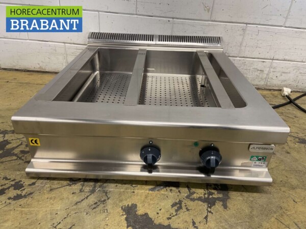 Bain Marie en acier inoxydable Alpeninox 3/1 GN 400V Horeca