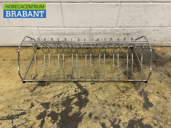 Porte-bouteilles en acier inoxydable 16 bouteilles de sauce 90 cm Restauration