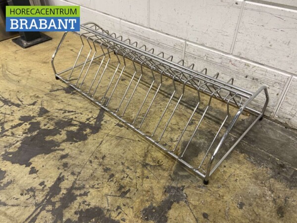 Porte-bouteilles en acier inoxydable 16 bouteilles de sauce 90 cm Restauration – Image 3