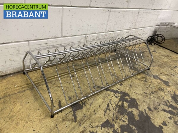 Porte-bouteilles en acier inoxydable 16 bouteilles de sauce 90 cm Restauration – Image 4