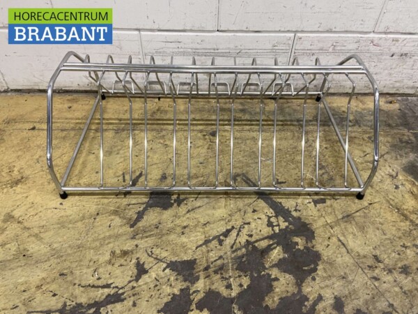 Porte-bouteilles en acier inoxydable 12 bouteilles de sauce 70 cm Restauration