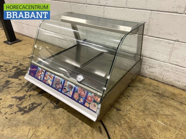 Acier inoxydable CB Vitrine de comptoir Vitrine de comptoir 75 cm 230V Horeca – Image 2