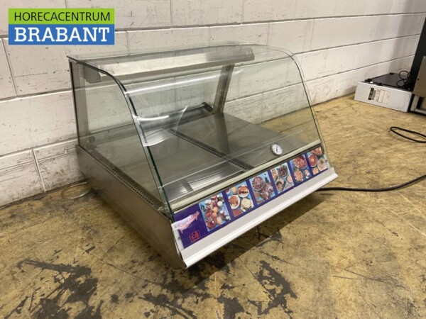Acier inoxydable CB Vitrine de comptoir Vitrine de comptoir 75 cm 230V Horeca – Image 3