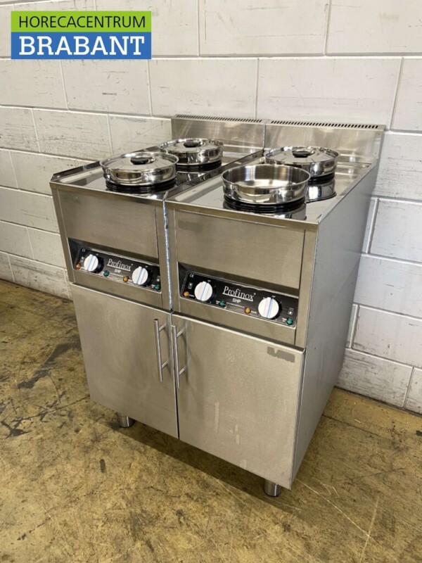 Acier inoxydable Profinox Hot Pot Hot Pot bain marie 4 x 4,2 litres 2 x 230V Horeca – Image 3