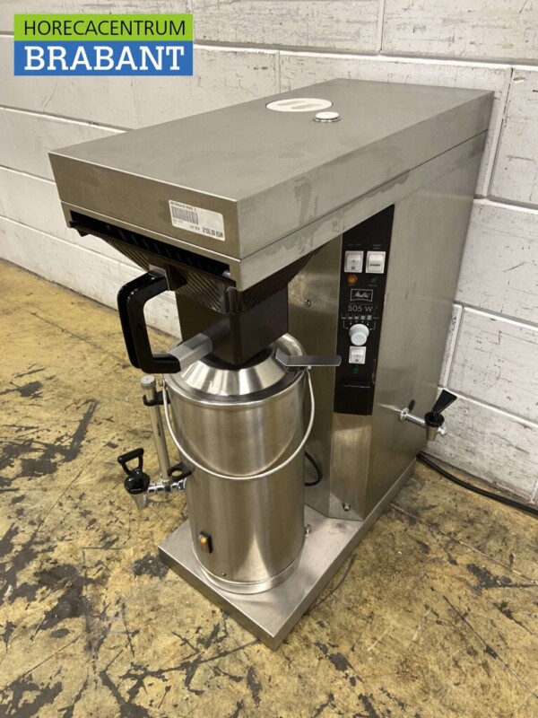 Machine à café Melitta en acier inoxydable Distributeur de café 5 litres 400V Horeca – Image 2