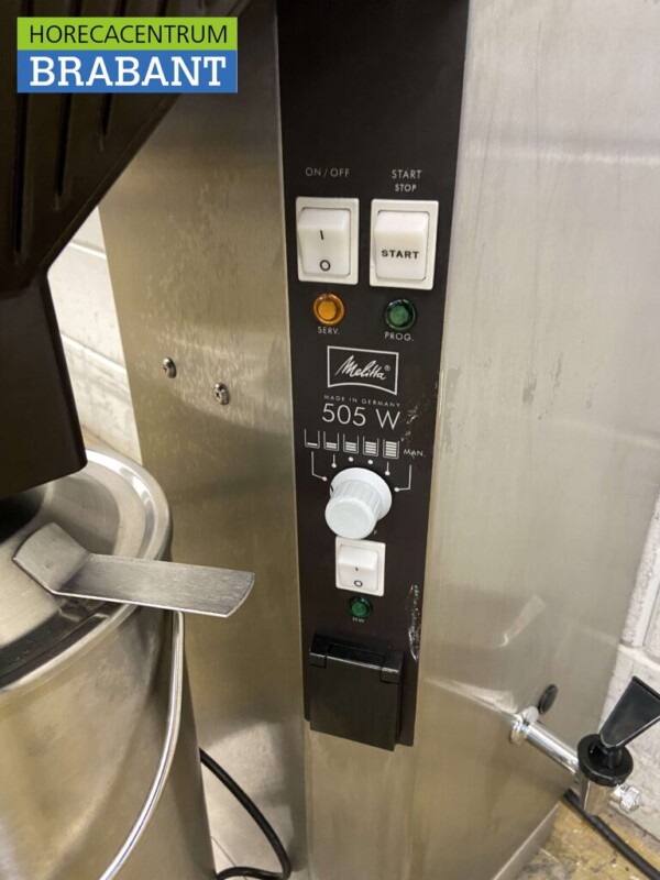 Machine à café Melitta en acier inoxydable Distributeur de café 5 litres 400V Horeca – Image 4