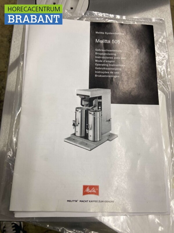 Machine à café Melitta en acier inoxydable Distributeur de café 5 litres 400V Horeca – Image 5