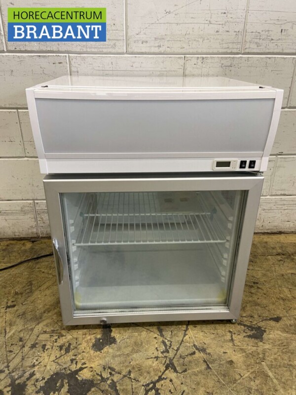 GGG Réfrigérateur à porte en verre 68 litres 230V Horeca