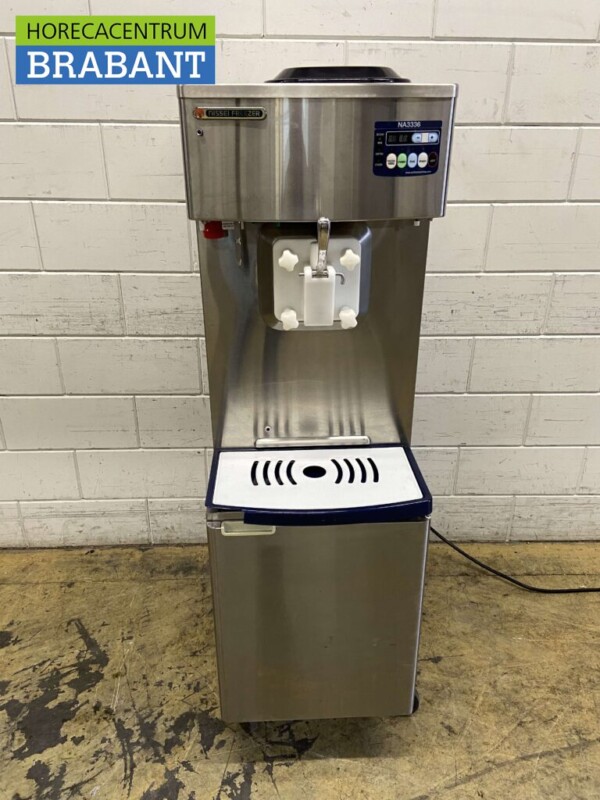 Machine à glace Nissei Soft en acier inoxydable Fonction Swirl NA3336 NA-3336 400V Horeca