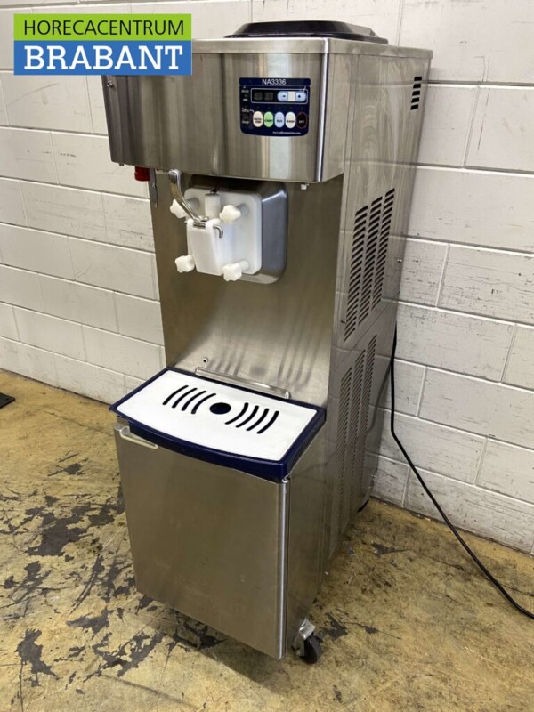 Machine à glace Nissei Soft en acier inoxydable Fonction Swirl NA3336 NA-3336 400V Horeca – Image 2