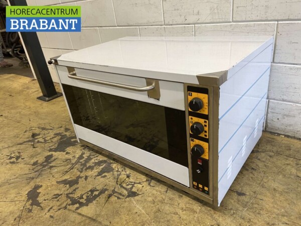 Four EKA en acier inoxydable Four à air chaud avec gril et injection d'humidité 400V Horeca – Image 2