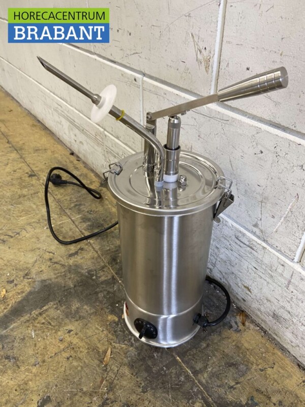 GGG Acier inoxydable Distributeur de sauce chauffée Pompe à sauce Pompe à chocolat 3 litres 230V Horeca – Image 3