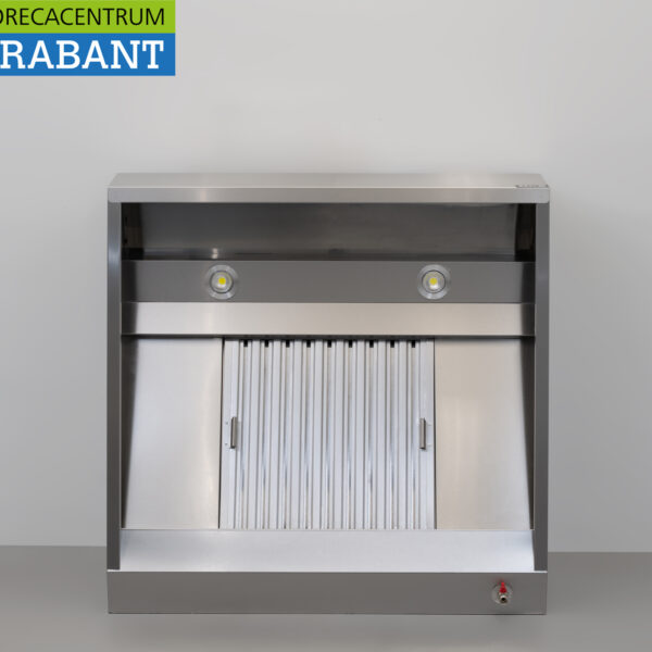 Hotte aspirante en acier inoxydable avec filtres à lamelles Premium-line 100 cm modèle incliné Horeca