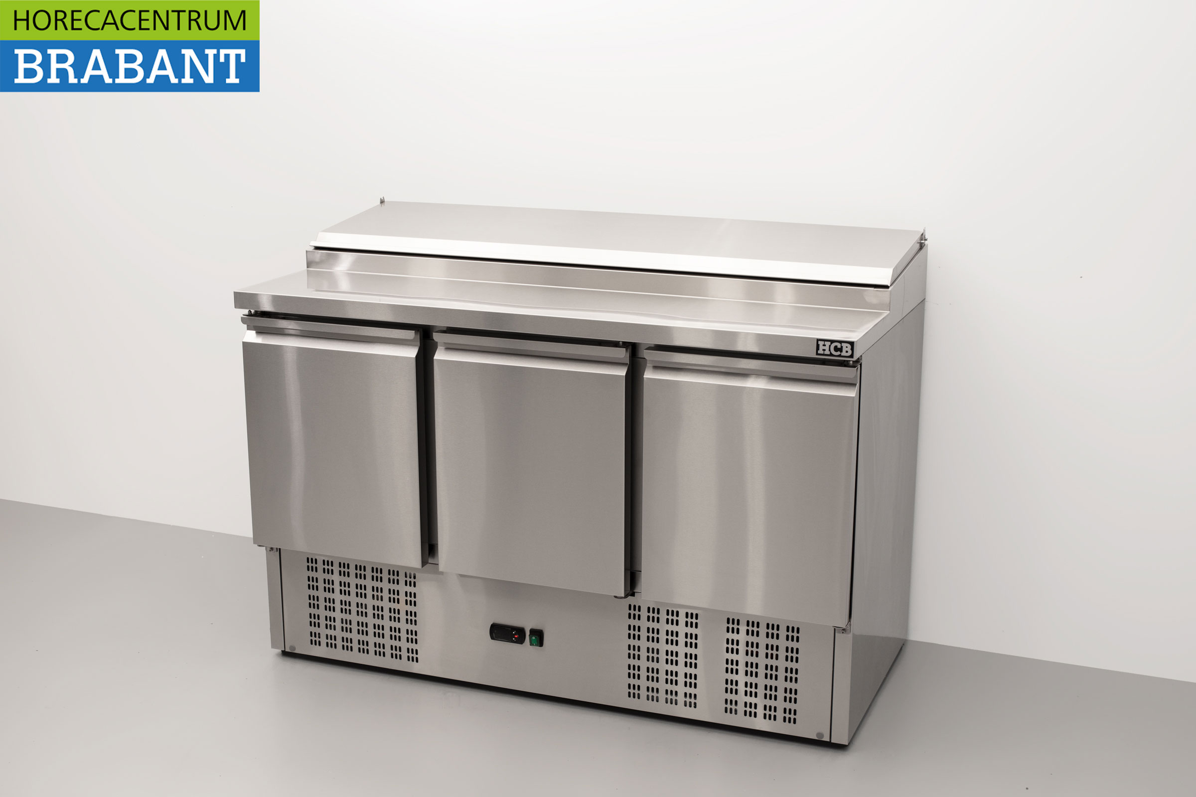 HCB inox Saladette Saladiere Etabli réfrigéré 136,5 cm 230V Horeca – Image 2