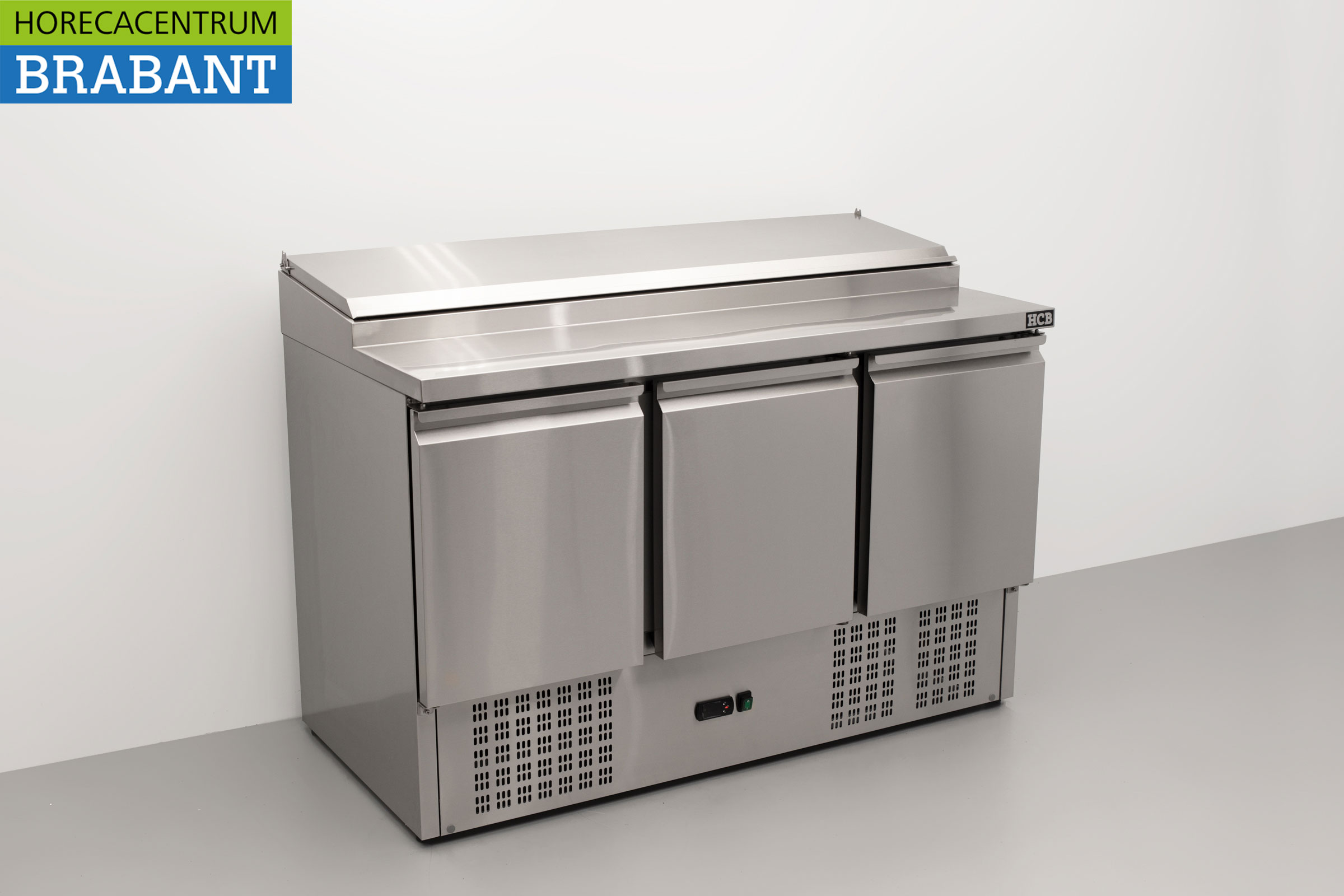 HCB inox Saladette Saladiere Etabli réfrigéré 136,5 cm 230V Horeca – Image 3