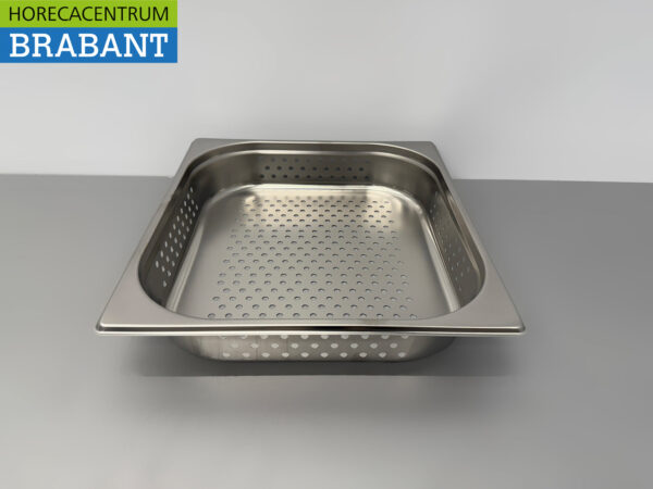 Bac Gastronorm perforé en acier inoxydable Bac GN Bac 2/3 GN Profondeur 100 mm Horeca