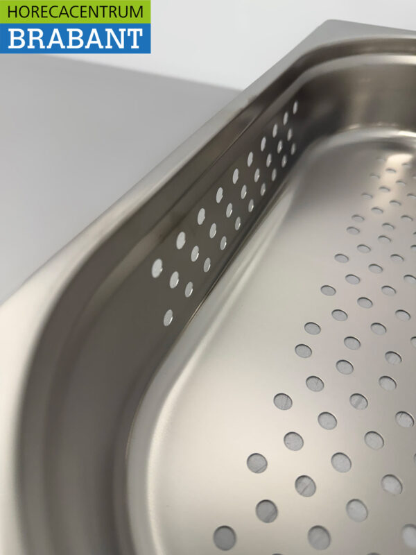 Bac Gastronorm perforé en acier inoxydable Bac GN Bac 2/3 GN Profondeur 100 mm Horeca – Image 4