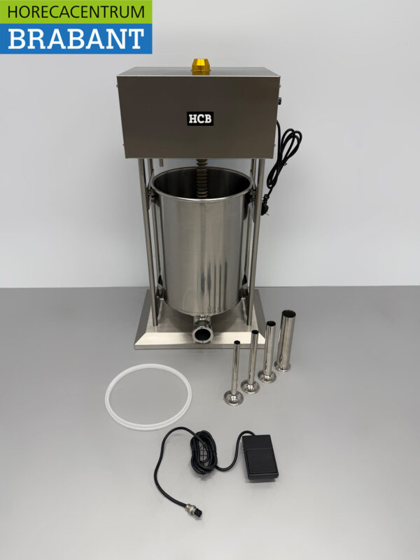 Acier inoxydable Remplisseur de saucisses électrique 20 litres 230V Boucherie